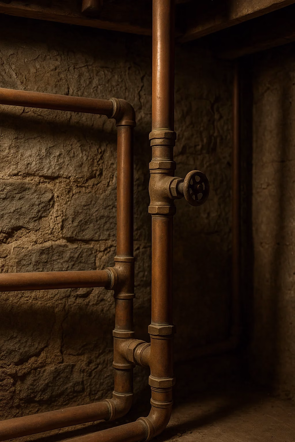 Optimisation — Tuyauterie ancienne en bon état general optimisation chauffage à eau chaude, Plomberie REN-GA