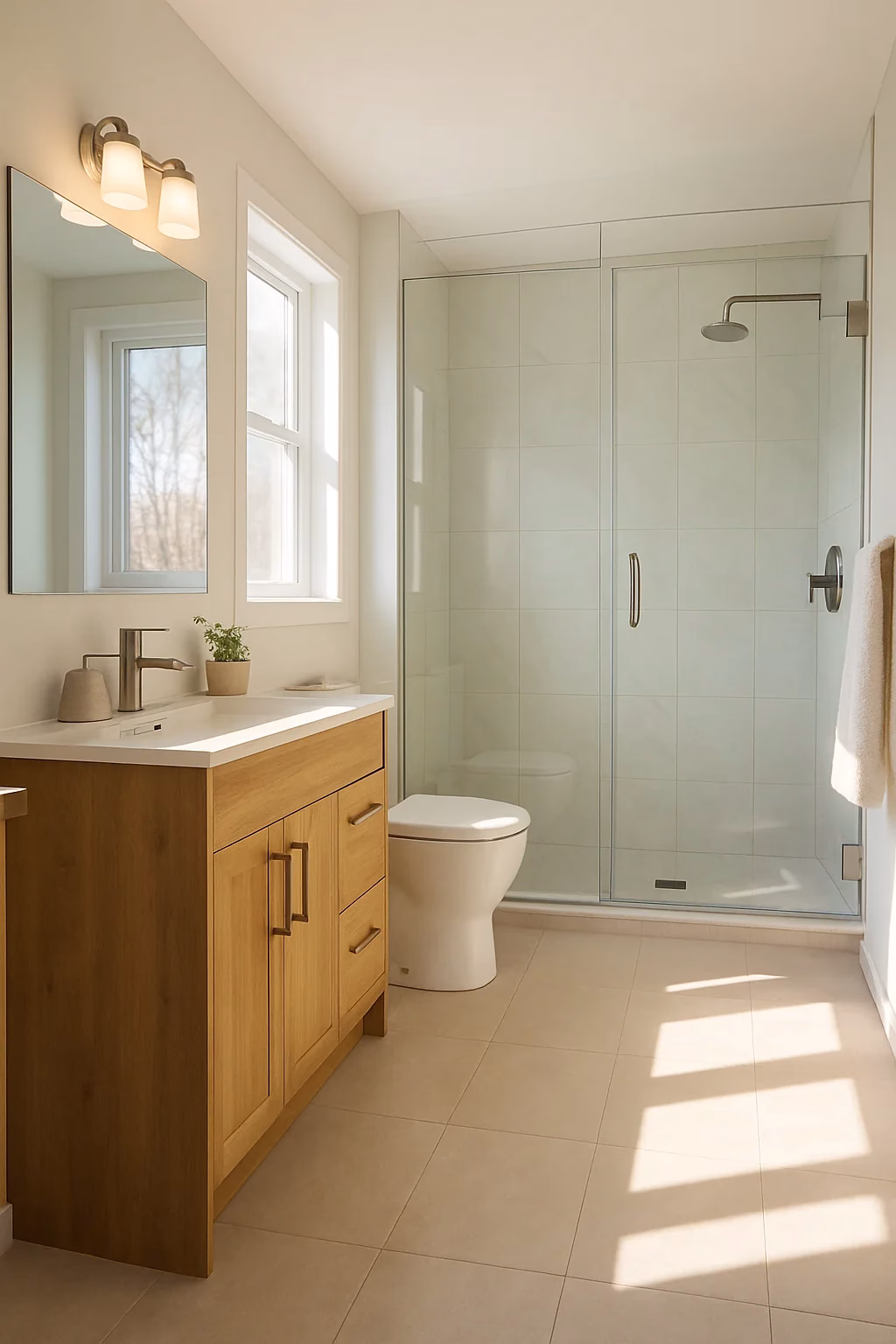 plancher-radiant-salle-de-bain-v plancher radiant à eau chaude, Plomberie REN-GA